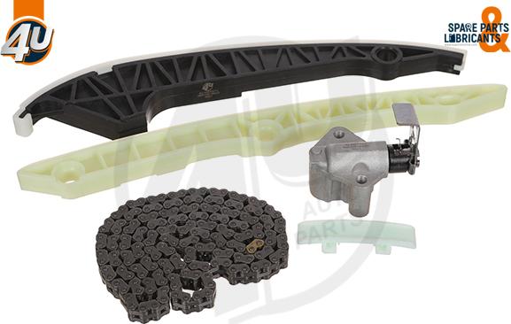 4U Autoparts 44072VV - Комплект цепи привода распредвала www.avaruosad.ee