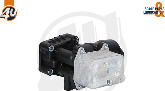 4U Autoparts 14297VV - Õliradiaator,mootoriõli www.avaruosad.ee