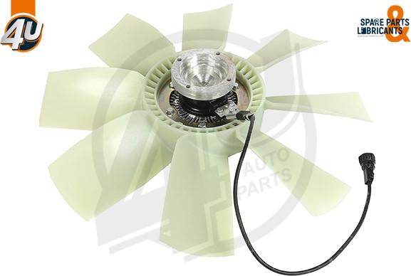 4U Autoparts 15407VO - Ventilaator,mootorijahutus www.avaruosad.ee