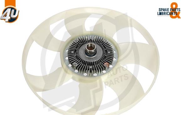 4U Autoparts 15501FR - Вентилятор, охлаждение двигателя www.avaruosad.ee