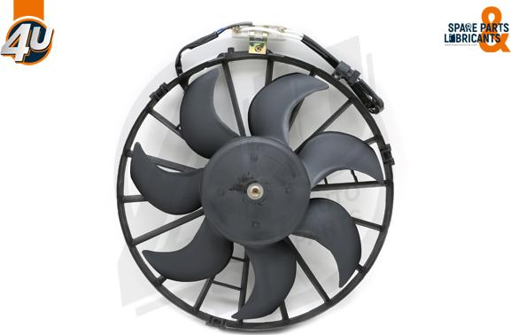 4U Autoparts 15700BW - Fan, radiator www.avaruosad.ee