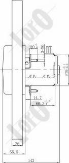 ABAKUS 053-014-0010 - Ventilaator,mootorijahutus www.avaruosad.ee