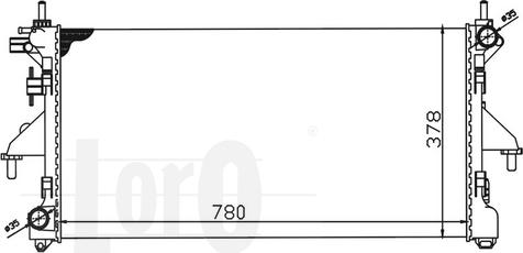 ABAKUS 009-017-0040-B - Radiaator,mootorijahutus www.avaruosad.ee