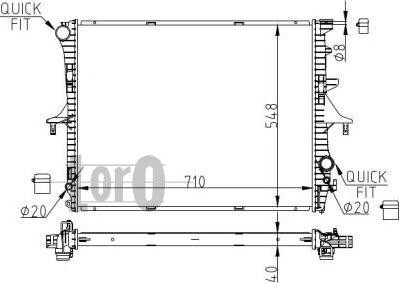 ABAKUS 003-017-0029 - Radiaator,mootorijahutus www.avaruosad.ee