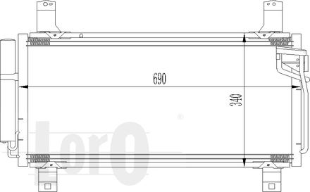 ABAKUS 030-016-0012 - Condenser, air conditioning www.avaruosad.ee