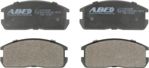 ABE C15024ABE - Brake Pad Set, disc brake www.avaruosad.ee