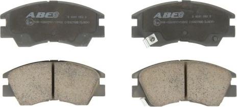 ABE C15027ABE - Brake Pad Set, disc brake www.avaruosad.ee