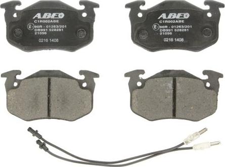ABE C1R002ABE - Brake Pad Set, disc brake www.avaruosad.ee