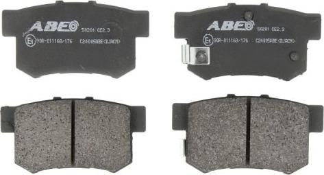 ABE C24005ABE - Brake Pad Set, disc brake www.avaruosad.ee