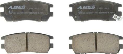 ABE C25005ABE - Brake Pad Set, disc brake www.avaruosad.ee