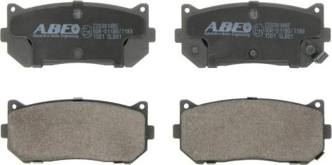 ABE C20301ABE - Kit de plaquettes de frein, frein à disque www.avaruosad.ee