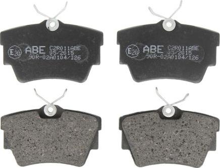ABE C2R011ABE - Brake Pad Set, disc brake www.avaruosad.ee