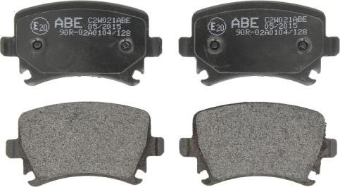 ABE C2W021ABE - Brake Pad Set, disc brake www.avaruosad.ee