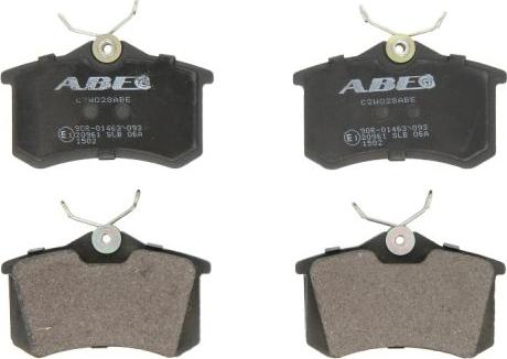 ABE C2W028ABE - Brake Pad Set, disc brake www.avaruosad.ee