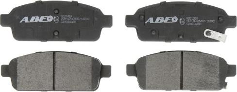 ABE C2X014ABE - Brake Pad Set, disc brake www.avaruosad.ee