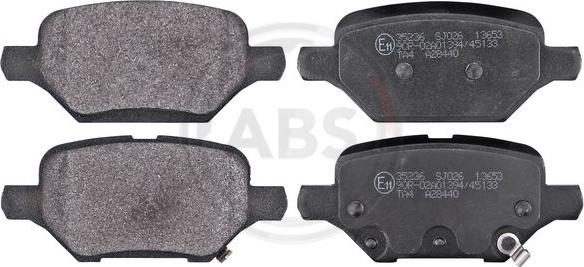 A.B.S. 35236 - Brake Pad Set, disc brake www.avaruosad.ee