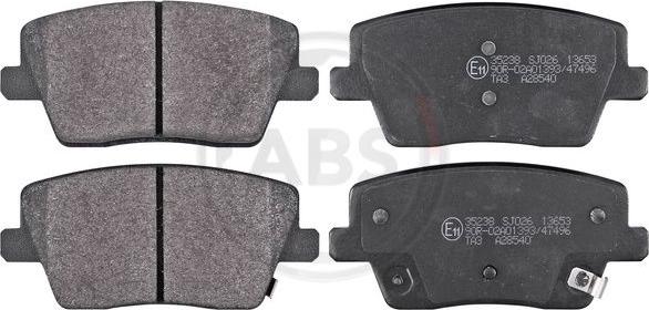 A.B.S. 35238 - Kit de plaquettes de frein, frein à disque www.avaruosad.ee