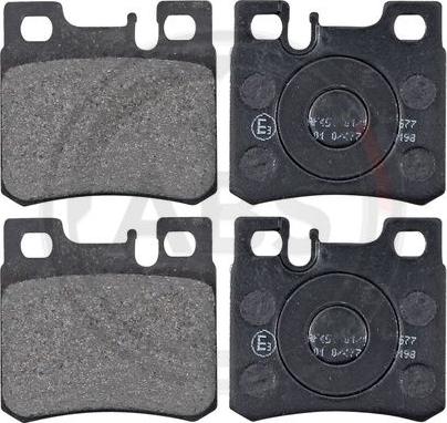 A.B.S. 36687 - Brake Pad Set, disc brake www.avaruosad.ee