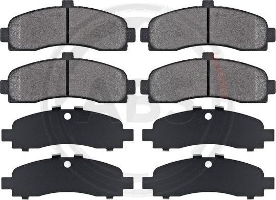 A.B.S. 36848 - Brake Pad Set, disc brake www.avaruosad.ee