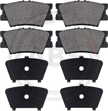 A.B.S. 37545 - Kit de plaquettes de frein, frein à disque www.avaruosad.ee