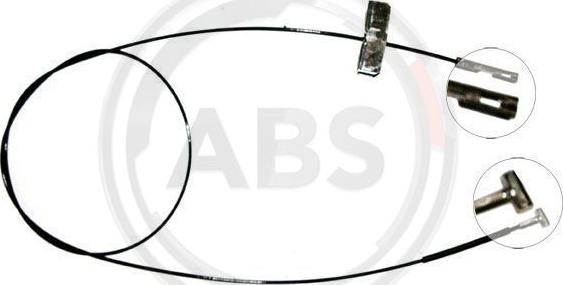 A.B.S. K17252 - Cable, parking brake www.avaruosad.ee