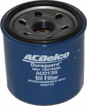 ACDelco AC0139 - Oil Filter www.avaruosad.ee