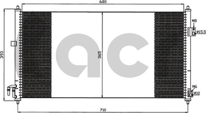 ACR 300601 - Condenser, air conditioning www.avaruosad.ee