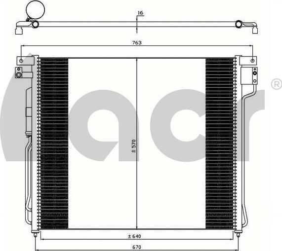 ACR 300616 - Condenser, air conditioning www.avaruosad.ee