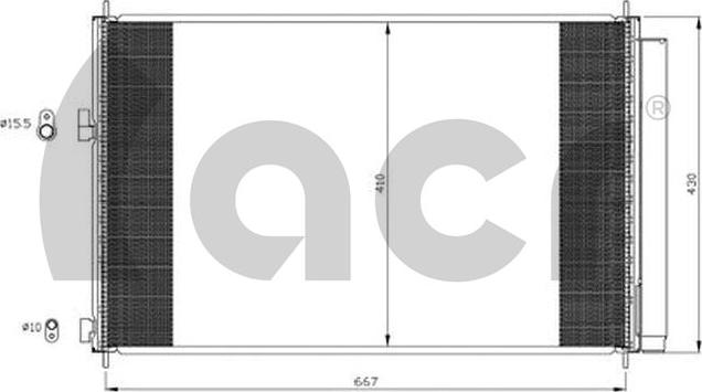 ACR 300673 - Kondensators, Gaisa kond. sistēma www.avaruosad.ee