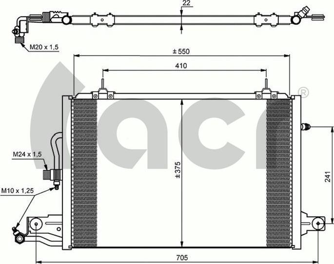 ACR 300044 - Condenser, air conditioning www.avaruosad.ee