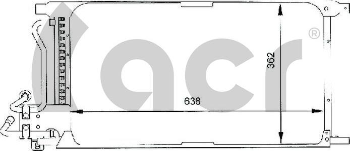 ACR 300059 - Condenser, air conditioning www.avaruosad.ee