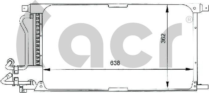 ACR 300060 - Condenser, air conditioning www.avaruosad.ee