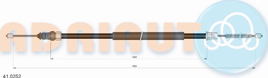 Adriauto 41.0252 - Cable, parking brake www.avaruosad.ee