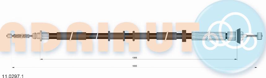 Adriauto 11.0297.1 - Cable, parking brake www.avaruosad.ee