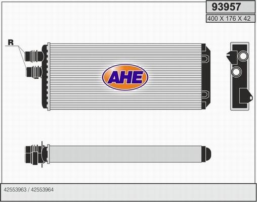 AHE 93957 - Soojusvaheti,salongiküte www.avaruosad.ee