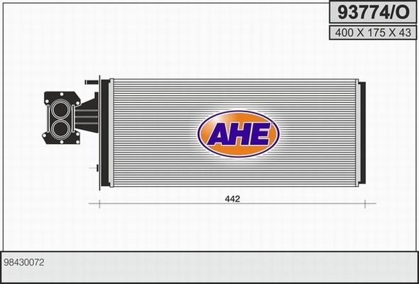 AHE 93774/O - Heat Exchanger, interior heating www.avaruosad.ee