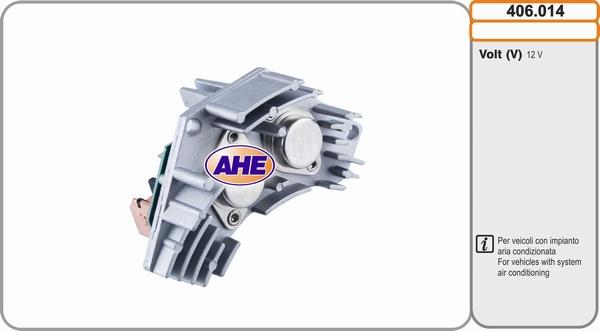 AHE 406.014 - Control Unit, electric fan (engine cooling) www.avaruosad.ee