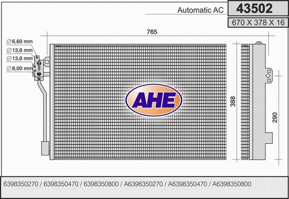 AHE 43502 - Kondensaator,kliimaseade www.avaruosad.ee