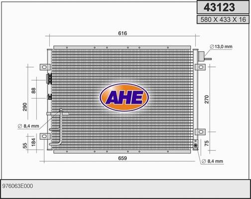 AHE 43123 - Condenser, air conditioning www.avaruosad.ee