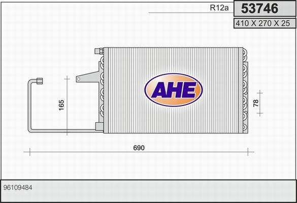 AHE 53746 - Kondensators, Gaisa kond. sistēma www.avaruosad.ee