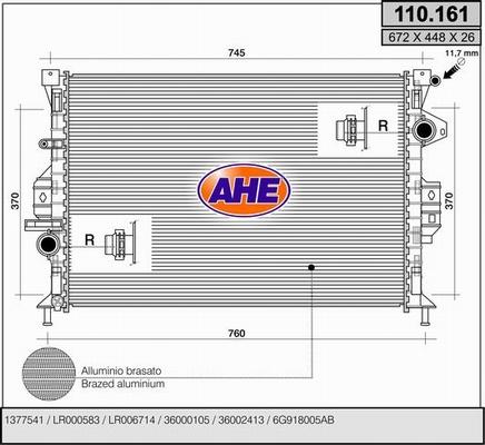 AHE 110.161 - Kylare, motorkylning www.avaruosad.ee