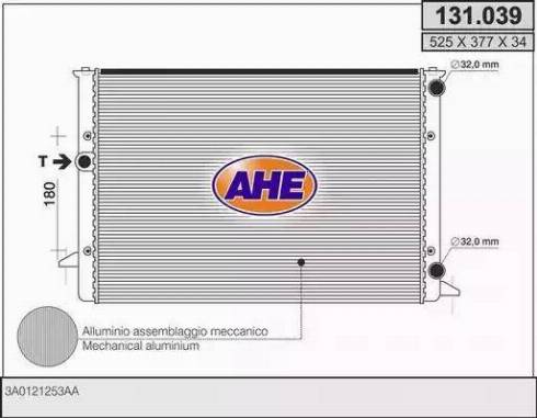 AHE 131.039 - Radiators, Motora dzesēšanas sistēma www.avaruosad.ee