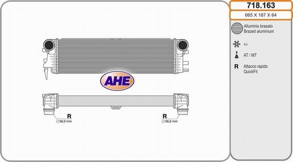 AHE 718.163 - Kompressoriõhu radiaator www.avaruosad.ee