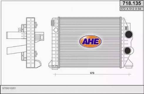 AHE 718.135 - Kompressoriõhu radiaator www.avaruosad.ee