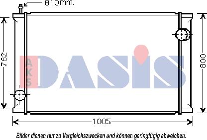 AKS Dasis 460023N - Kylare, motorkylning www.avaruosad.ee