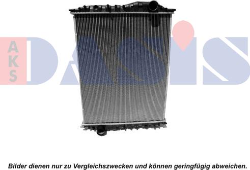 AKS Dasis 460330S - Radiator, engine cooling www.avaruosad.ee