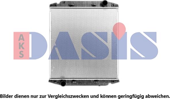 AKS Dasis 400010SXB - Radiator, engine cooling www.avaruosad.ee