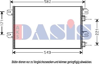 AKS Dasis 402003N - Condenser, air conditioning www.avaruosad.ee