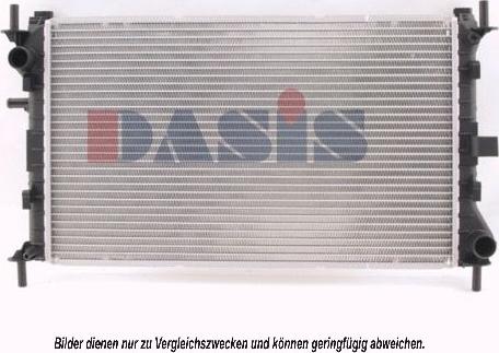 AKS Dasis 091470N - Радиатор, охлаждение двигателя www.avaruosad.ee