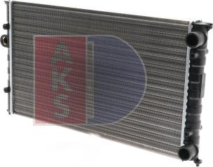 AKS Dasis 040780N - Радиатор, охлаждение двигателя www.avaruosad.ee